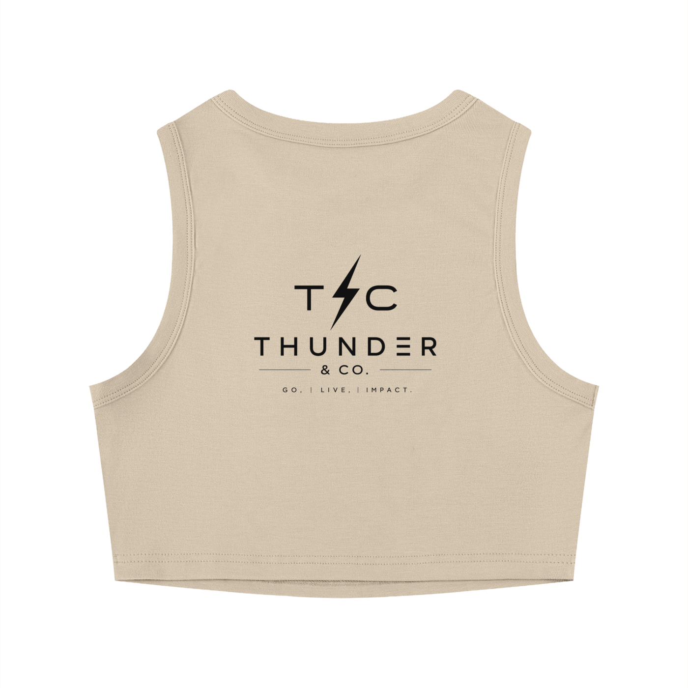 Women's Tight Crewneck Crop Tank Top