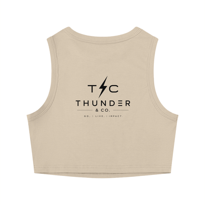 Women's Tight Crewneck Crop Tank Top