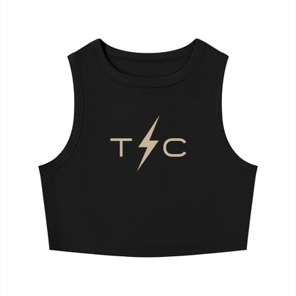 Women's Tight Crewneck Crop Tank Top