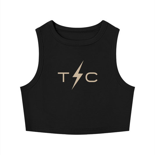 Women's Tight Crewneck Crop Tank Top
