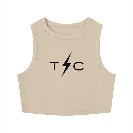 Women's Tight Crewneck Crop Tank Top